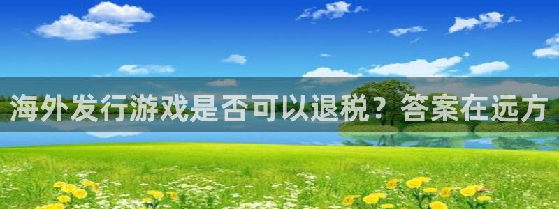 深圳新宝GG电商：海外发行游戏是否可以退税？答案在远方